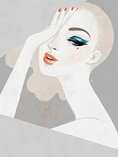 插画也要有“独特风格”！Eko Bintang时尚插画作品赏，雅致色彩加上斑驳感，“新鲜手法”让人眼前一亮！