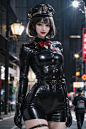 #satin #leather #latex #satinfetish #サテン #レザー #サテンフェチ #AI美女 #AIphoto #AIグラビア #AIイラスト #AIart latex military uniform httpst