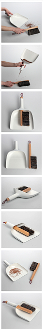 Sweeper and dustpan简单的清洁工具//Jan Kochanski_产品设计_LIFE³生活_设计时代网