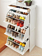 30款精美的鞋柜设计 各种风格鞋柜效果图