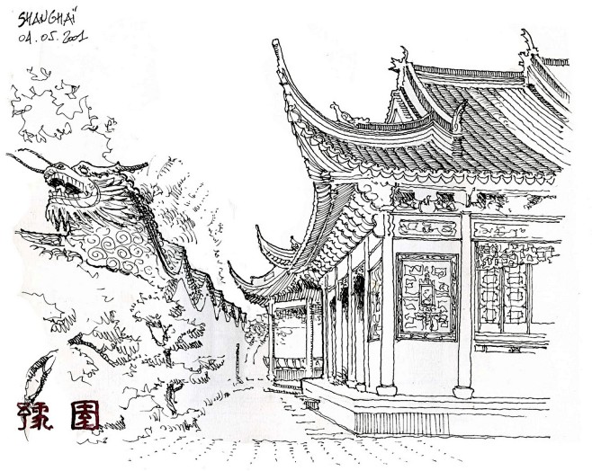 国外大师建筑手绘 素描 速写 绘画 (1...