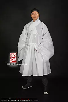 男装 四合如意云鹤暗花纱（人造丝） - 朙华堂官网