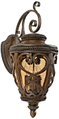 French Quarter Antique Brown 32" High Outdoor Wall Light -