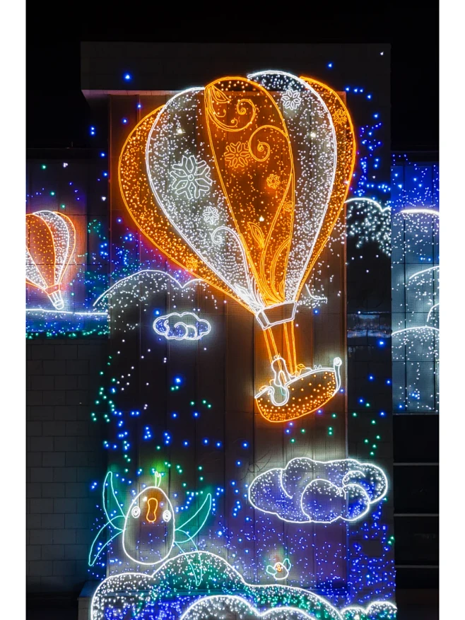 夜空彩虹出品 | 商场商业主题灯饰画 -...