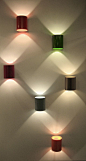 These lamps are amazing, as they are cylindrical or square and cast the light from both sides.