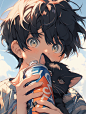 jaygardner_a_boy_holding_a_soda_can_in_the_style_of_anime-inspi_e65ed5b0-9282-41c7-b937-3bcd3b345f42