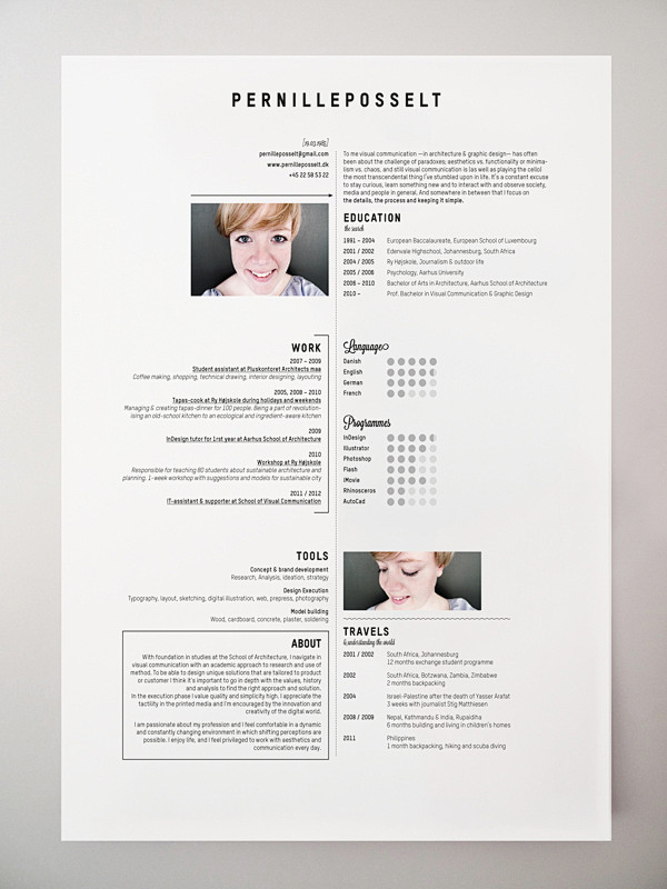 Resumé on Behance