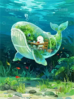 手机壳壁纸卡通可爱手绘简约风绘本插画16高清模板免费下载-趣麦麦图