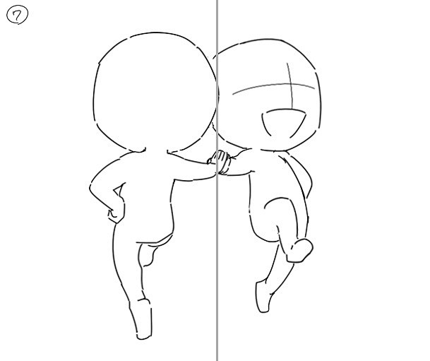 sai资源库动漫圆圈舞分解模板绘画参考自己借鉴转需画师かにはるpid