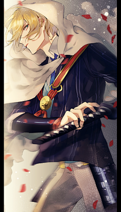 采集洛翳·獅·皓采集到刀剑乱舞#刀剑乱舞# 三日月宗近 栗田口 鸣狐