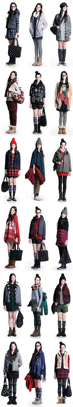 女装搭配时尚采集到Autumn/Winter Collections: Girls