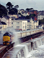 Dawlish, Devon, England。英国德文郡道利什。道利什是一个位于英格兰德文郡南海岸的小镇。它只有12819人口。从18世纪以来，它从一个小的渔港成为了一个著名的海滨度假胜地。 #城市# #攻略# #街景#