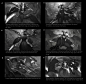 Thumbnails, We went with B but amped up the mist wings element from D