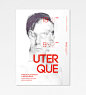 Uter Que /One or the other/ : Visual identity for physical theatre performance. Focused to the processes of reminiscence. Logo, poster variations, flyers, advertisements, brochure.