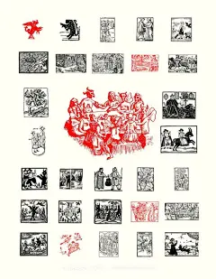 200款中世纪复古神秘暗黑邪恶女巫恐怖万圣节线描手绘插画素材下载_颜格视觉
