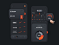 Finance Dark theme UI Design ui design ux ui design mobile apps mobileapp mobileappdesign minimal mobile app mobile ui mobile app ui uiux ux interface