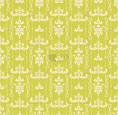 复古墙纸背景(无缝)