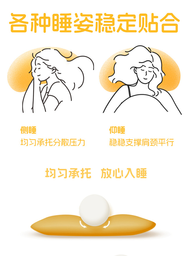 荞麦枕头成人月牙枕芯学生宿舍办公室护颈椎...