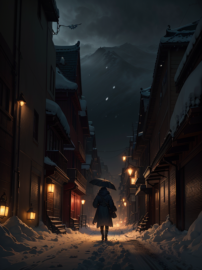 风雪夜归人