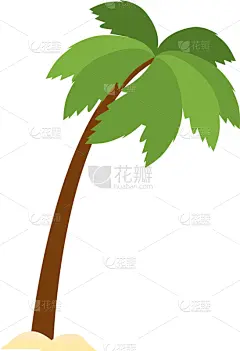 分离着色,图标,棕榈树,旅途,环境,植物,节日,夏天,树,剪影