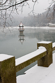 庐山雪景