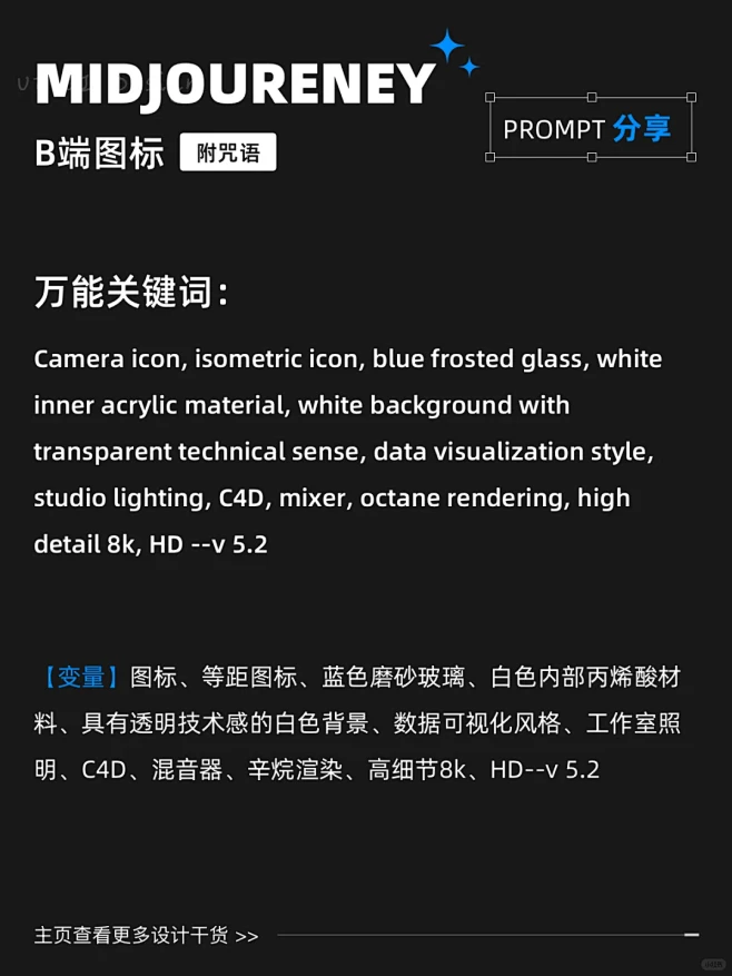 midjourney设计B端图标生成｜M...