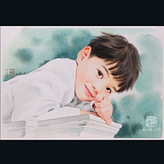 cchart采集到水彩人物