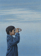 来自艺术家 Quint Buchholz 绘画作品一组。 (转) ​​​​