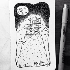 ☆蕉蕉∩_∩采集到插画~线稿