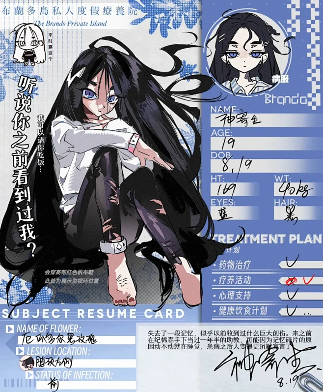 黑毛女？黑猫女！#oc #企划 - 小红书-花瓣网