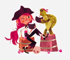 女孩和乌龟免抠素材 童话 设计图片 免费下载 页面网页 平面电商 创意素材 png素材