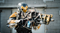 Ranger Javelin Exosuit | Anthem [Bioware, EA], Jordan Duncan : Anthem's Ranger Javelin Exosuit, built for BioWare for live events & promotional use. Working from provided assets, our team at Henchmen Studios did all further digital and traditional fab