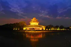 北京故宫角楼夜景