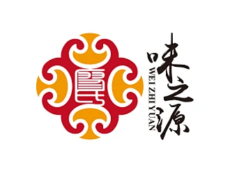 廖氏味之源LOGO设计-花瓣网