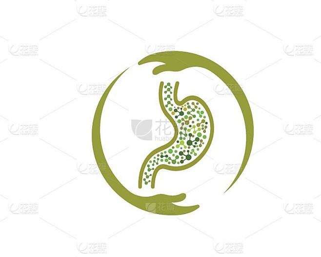 胃图标矢量插图设计