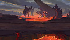 sega_scarlet采集到火山熔岩场景