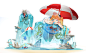 #オリジナル Aquamarine pools - Ryota-H的插画