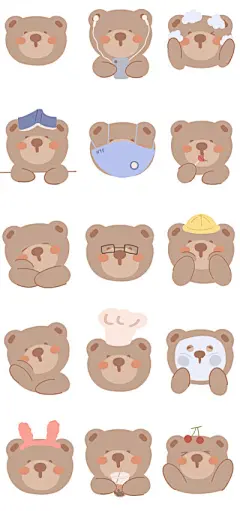 小熊起司吖 哇喔是比巴卜 是个小懒猪呀 806号收信人 奶油桃子K_ - 堆糖，美图壁纸兴趣社区
