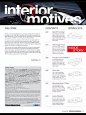 【汽车设计杂志】最新一期 Interior Motives 2016 春季刊（Faraday Future设计故事注目！）