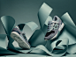 Sneakers Magazine : photography of sneakers with colorful paper