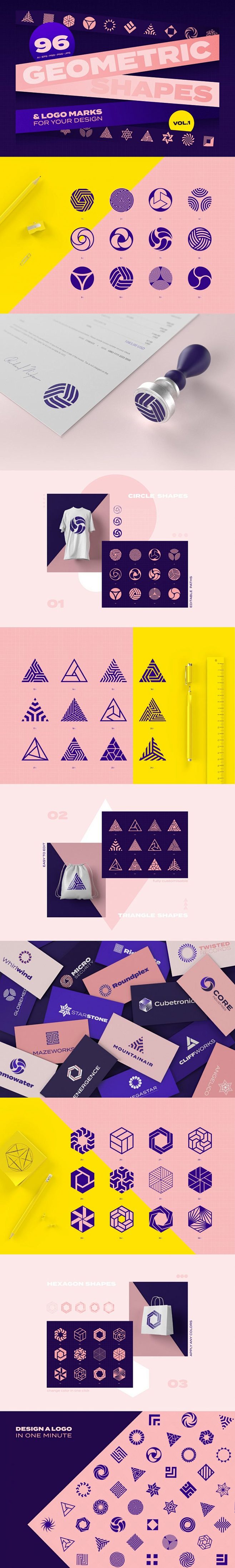 Geometric shapes & l...