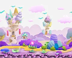插画紫色世界矢量图免抠素材 免费下载 页面网页 平面电商 创意素材 png素材