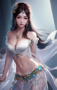 蓝宝石腰带装ai动漫美女壁纸大全