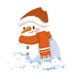 千库网_大寒小寒大雪冬至冬天冬景雪人_元素编号13381523