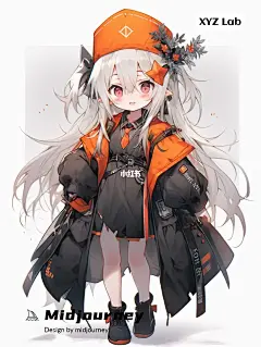 洛丽塔｜阳光橙多巴胺穿搭
