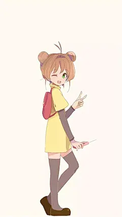 动漫人物速写《百变小樱》