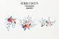 原始部落创意图案波西米亚插图创意图案Watercolor Cowboy Boots And Accessory collection-设计口袋