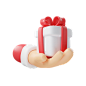 Give A Gift 3D Icon