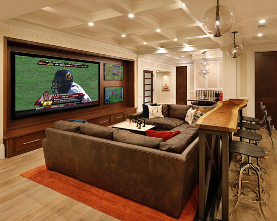 玩实况足球的朋友，这客厅设计能满足你不？