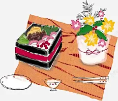 手绘食物 平面电商 创意素材